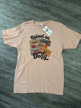 Tultex Raised on Dolly' Graphic Tee